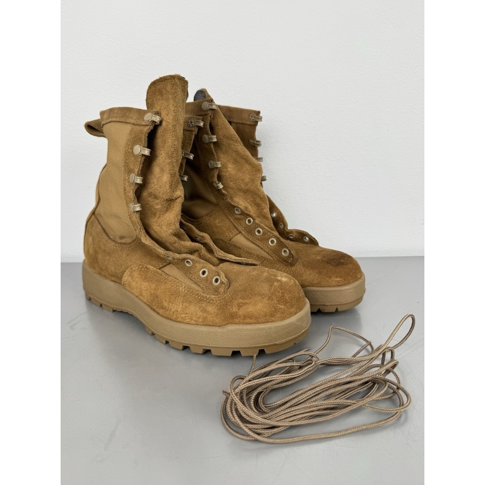 McRae Goretex Combat Boots Mens 10.5 R Desert Tan Coyote Suede Military Tactical